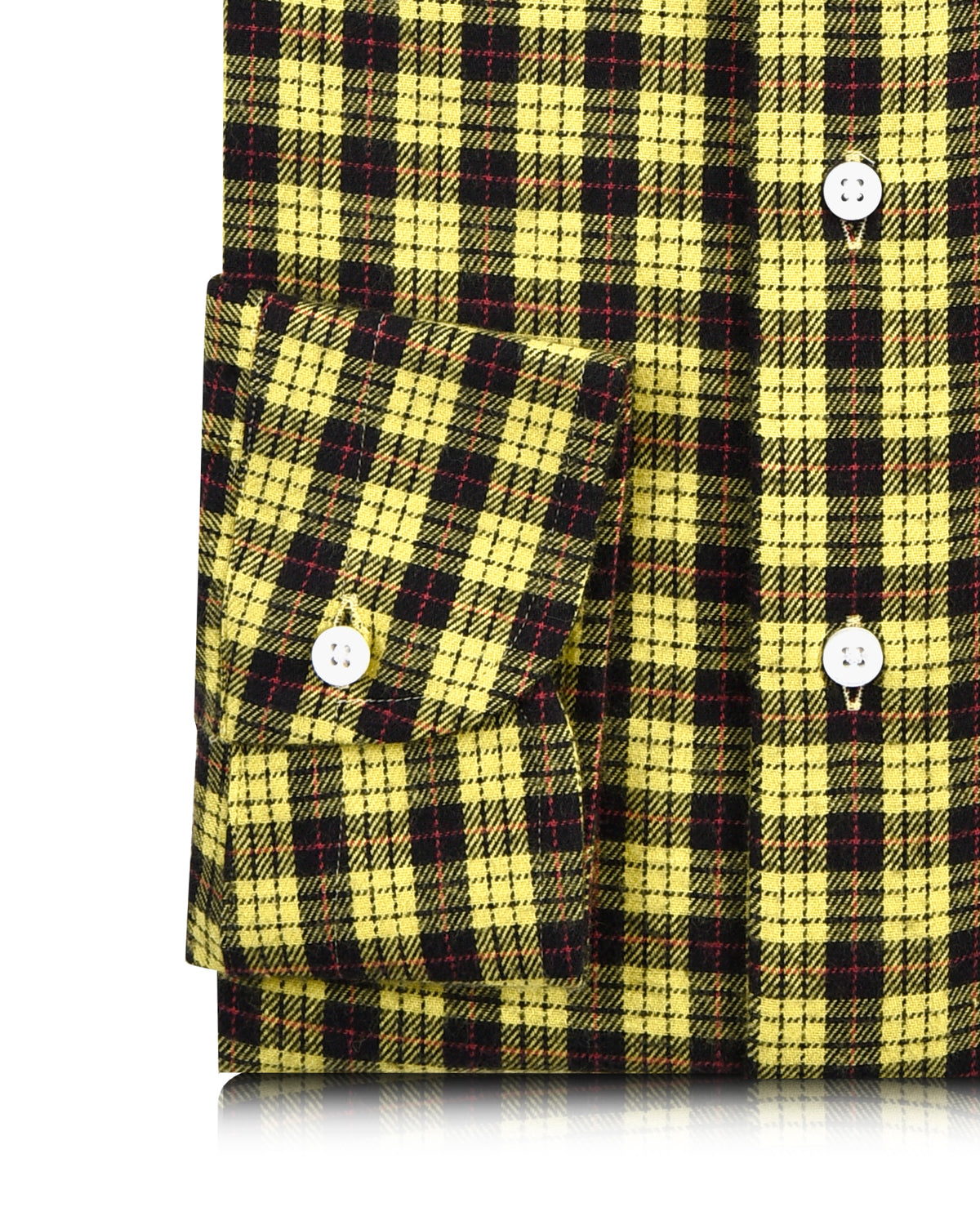 Yellow Black Tattersall Flannel - 3