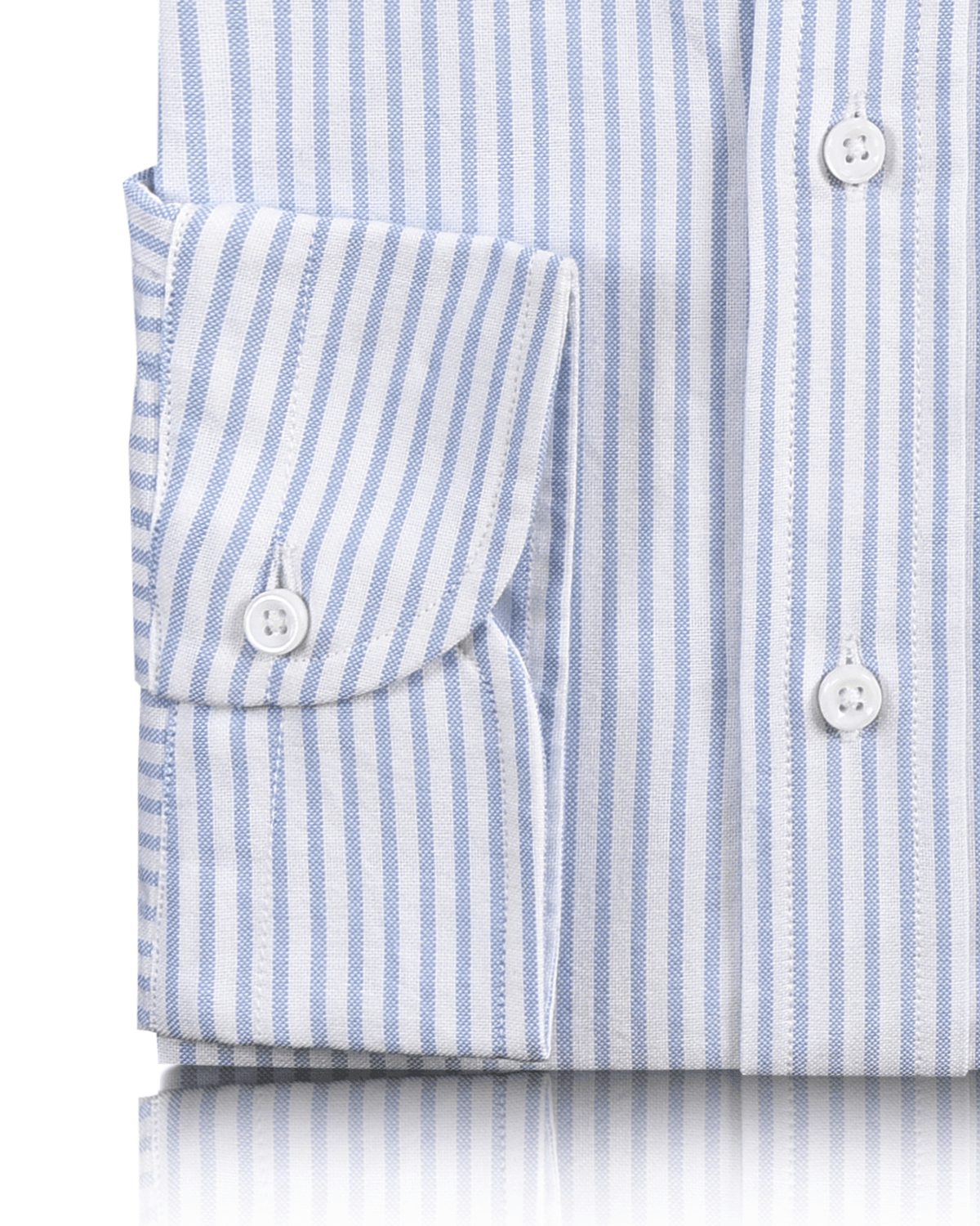 Blue Stripes On Textured White - 3