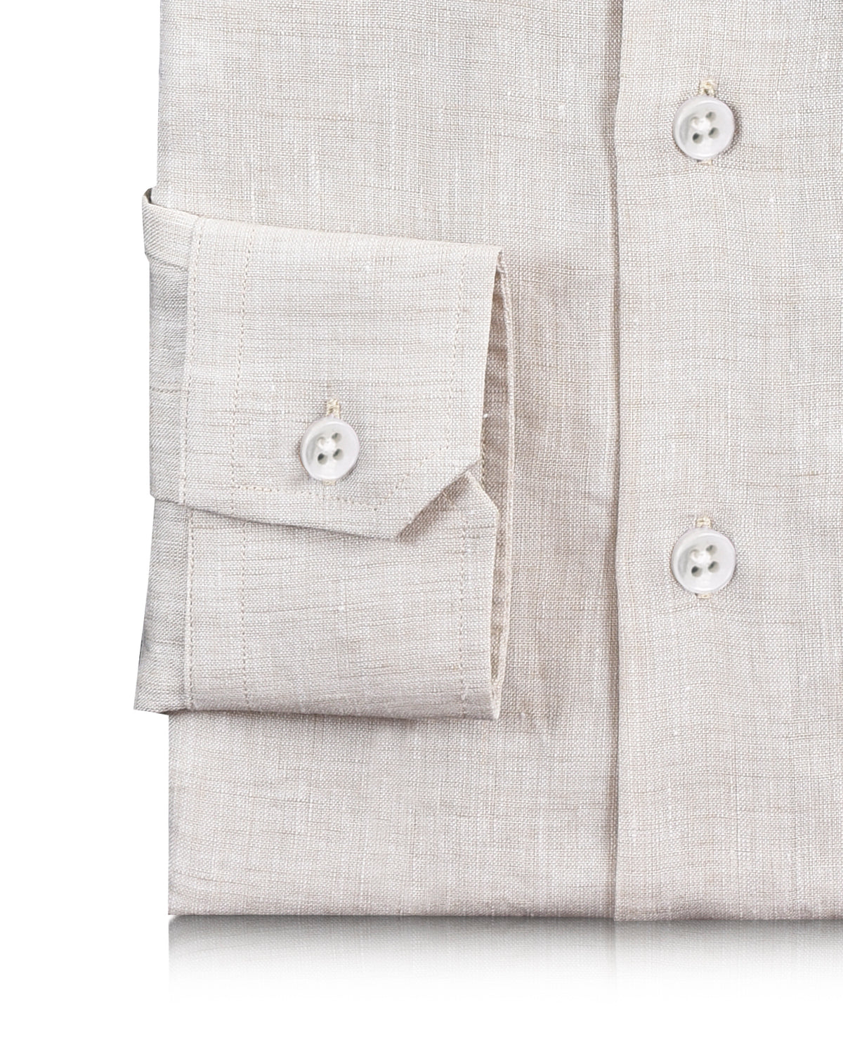 Ecru Textured Linen - 3