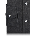 Dark Grey Chambray Shirt