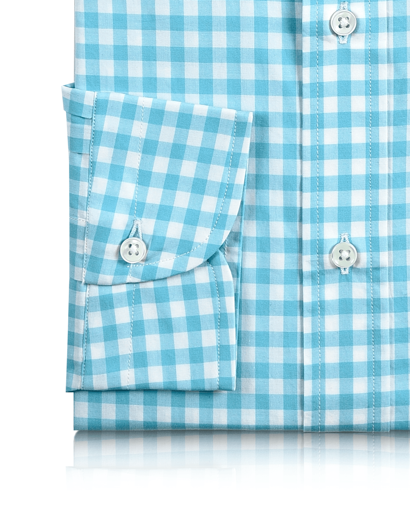 Ocean Blue Gingham Shirt