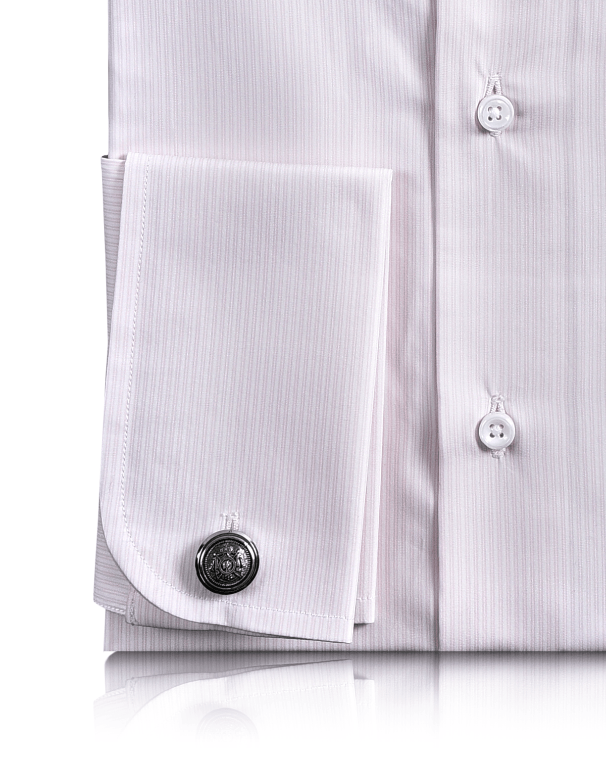 Light Pink Pin Stripes Shirt - 3