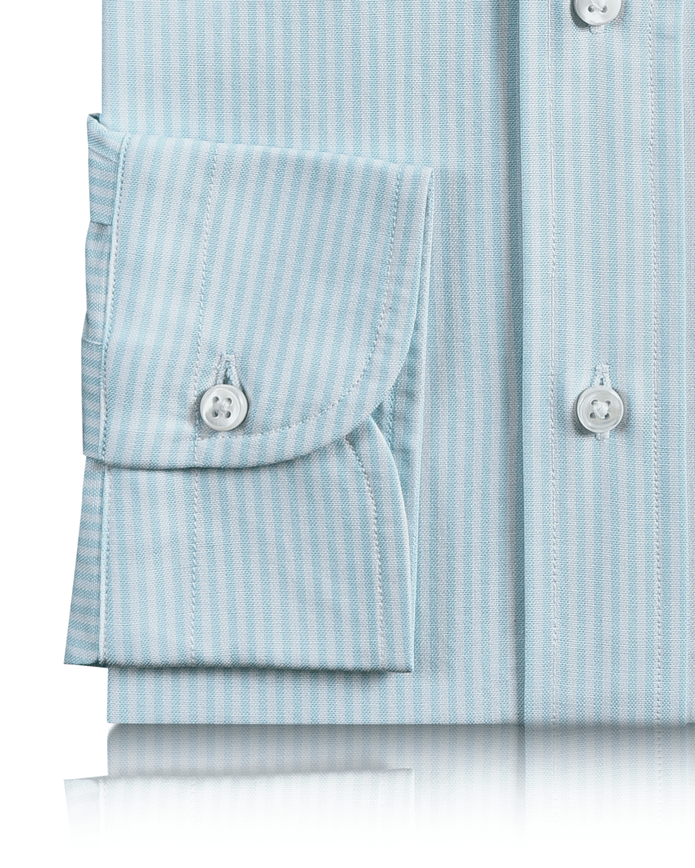 Sky Blue Dress Stripes Oxford Shirt