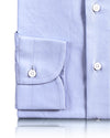 Sky Blue Herringbone Shirt
