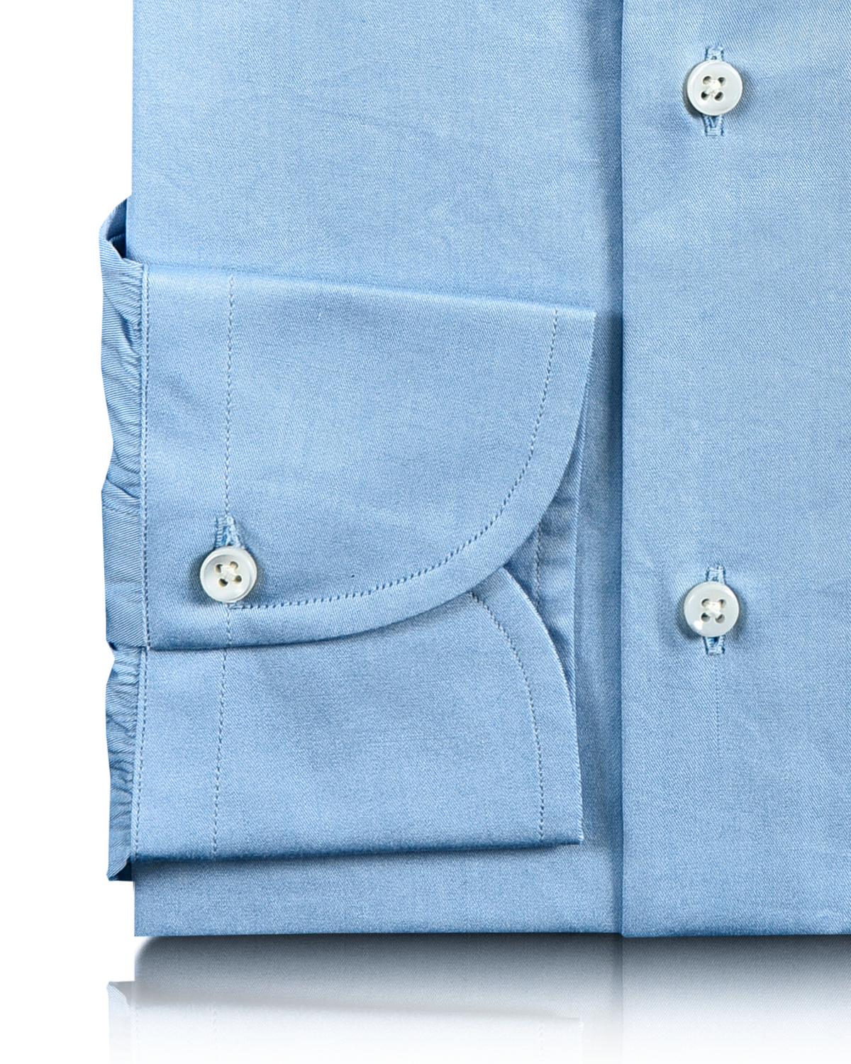 Business Shirt: Sky Blue Twill - 3