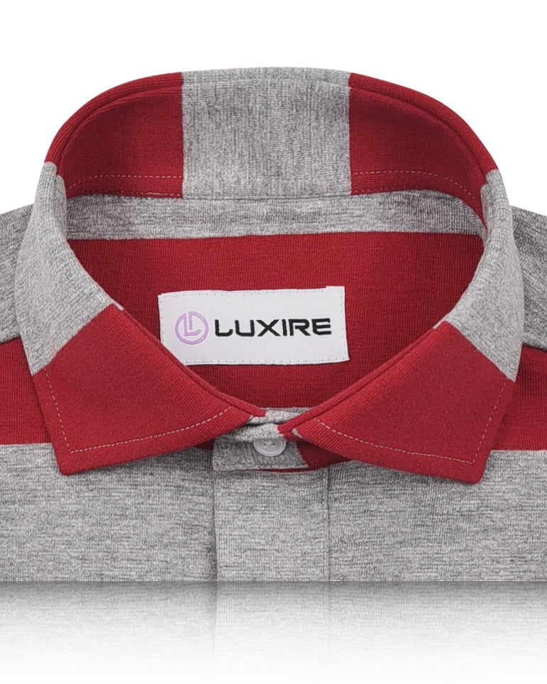 Red Heather Grey Stripes - 2