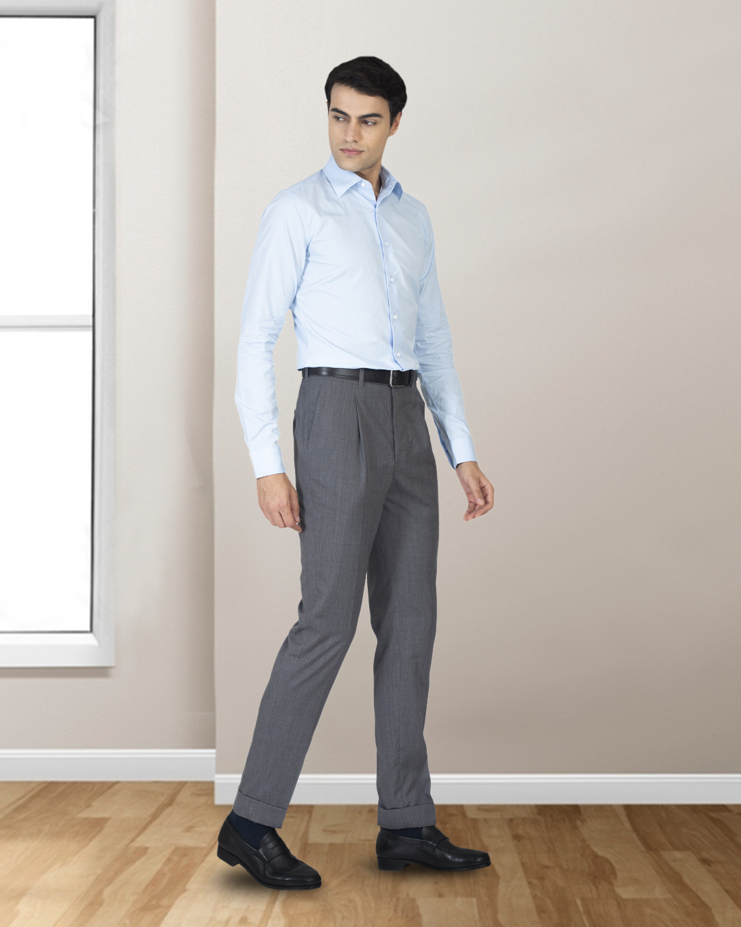 Sky Blue Poplin 120/2 - 5