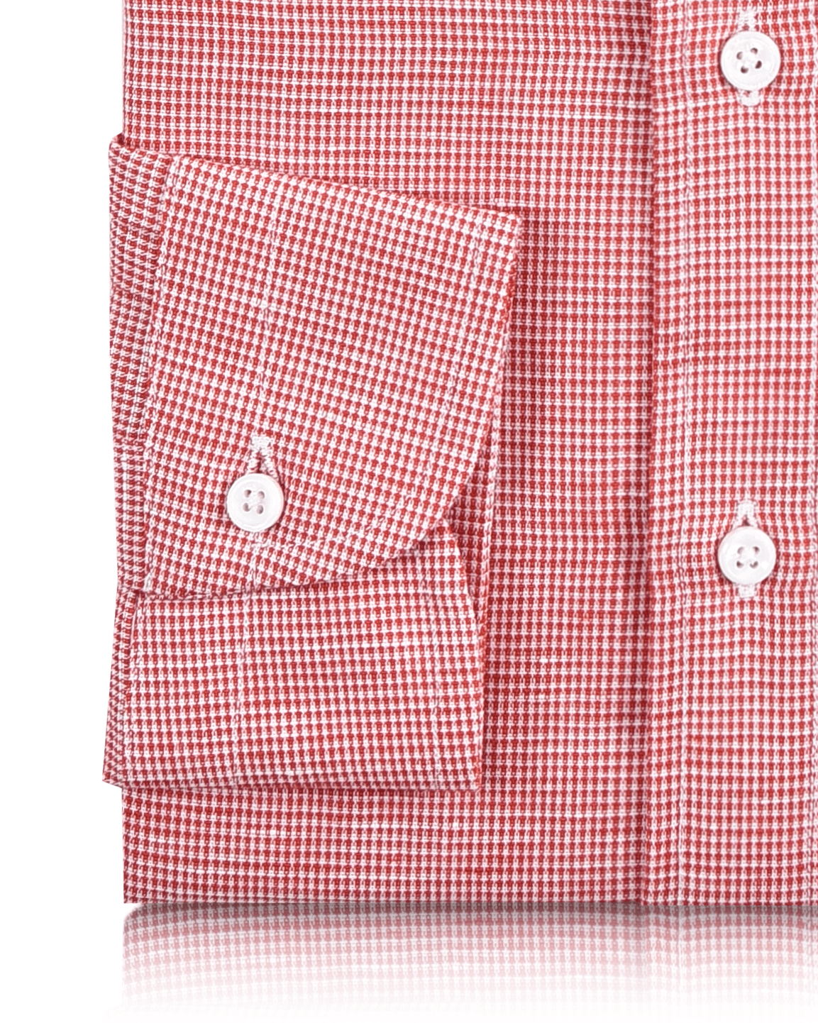 Cotton Linen: Red White Micro Checks - 3