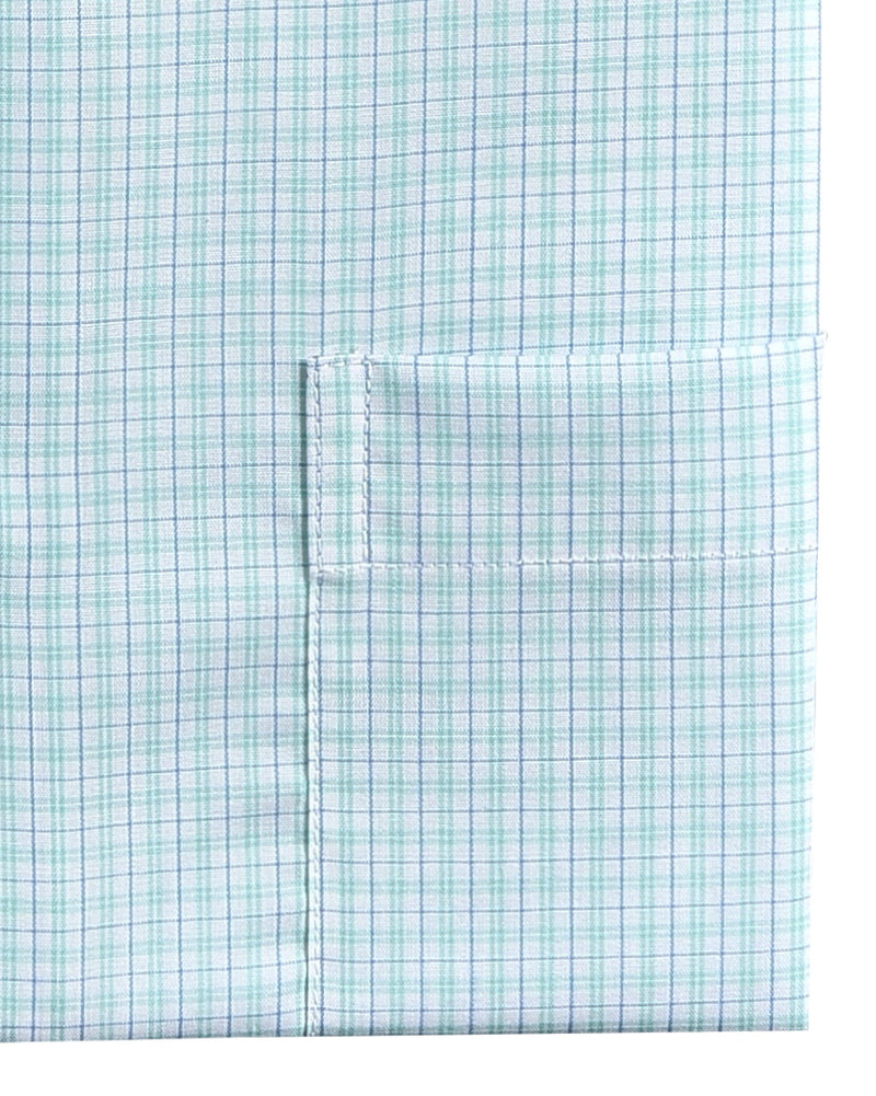 White Green Blue Tattersall