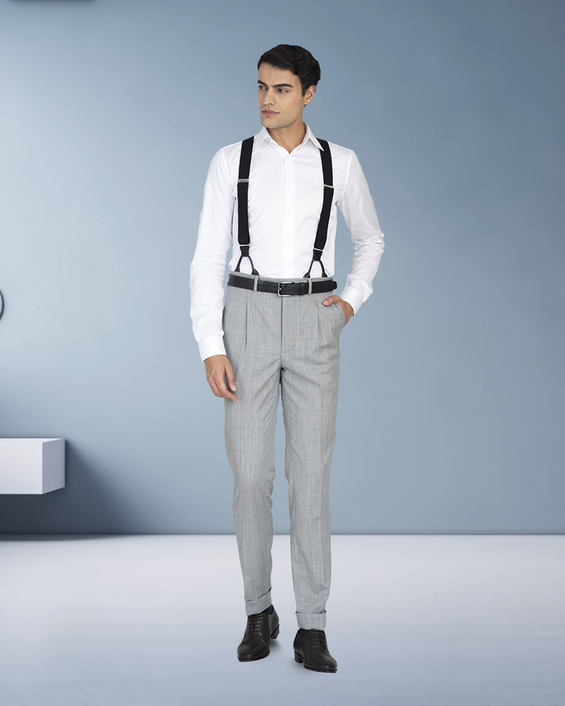 EZS Washable Wool Grey Pant