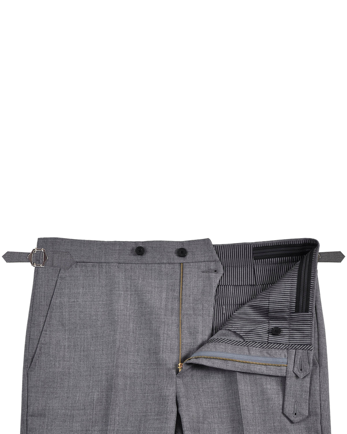 Dugdale Fine Worsted - Light Grey Plain - 4