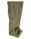 Pale Olive Fresco Cotton Pant