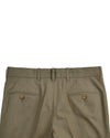 Pale Olive Fresco Cotton Pant