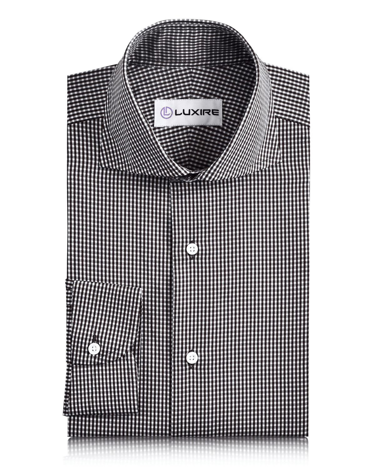 Dark Brown Gingham - 1