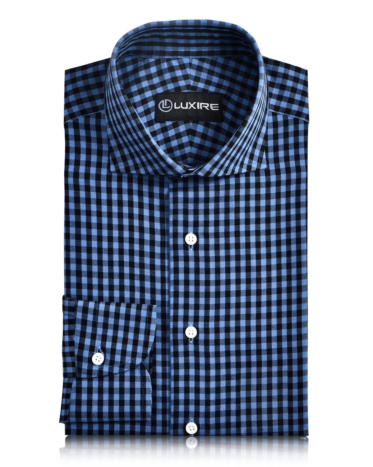 Blue Black Gingham - 1