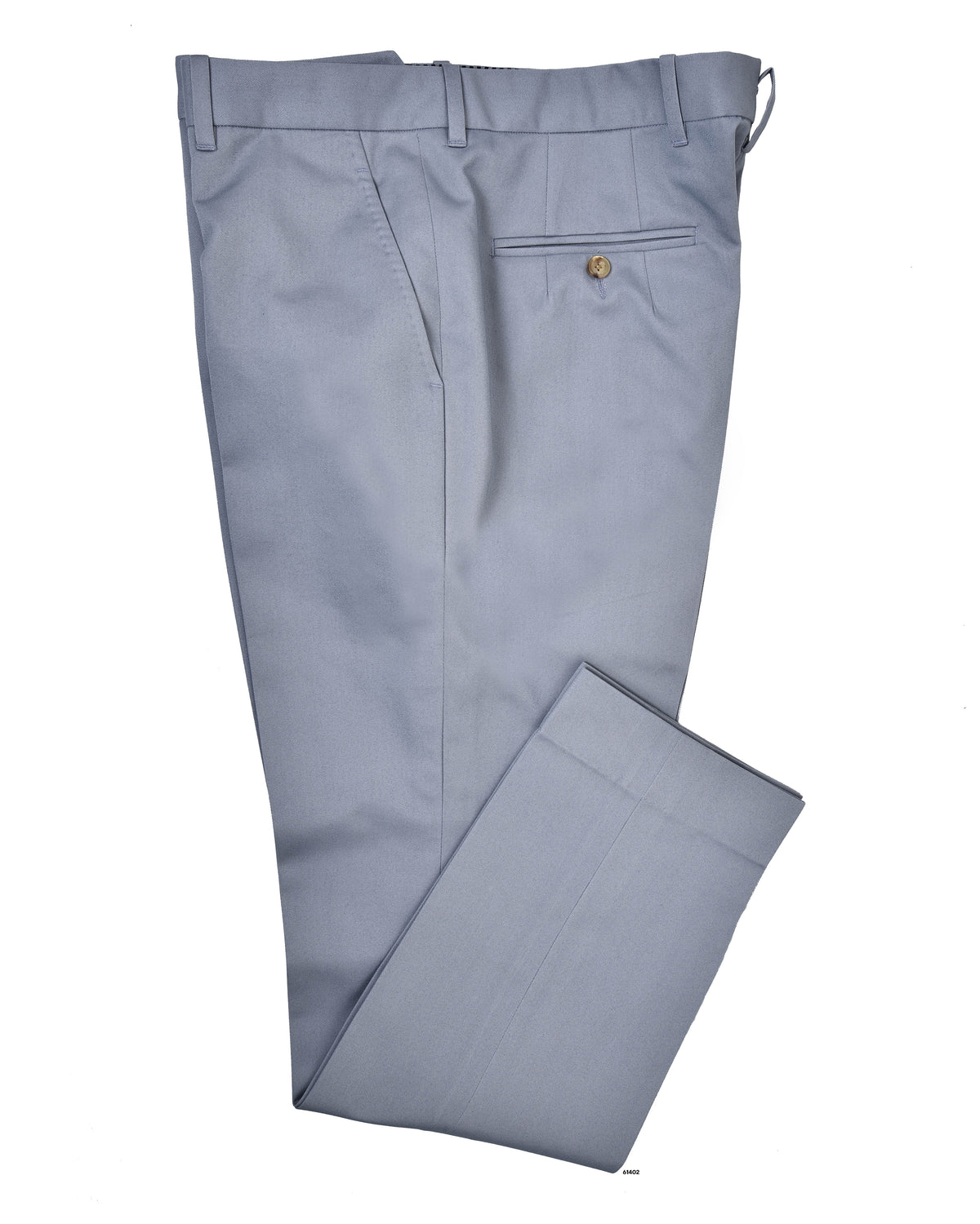 Silver Grey Twill Pant - 1