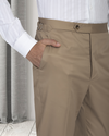 Sand Cotton Dress Pant