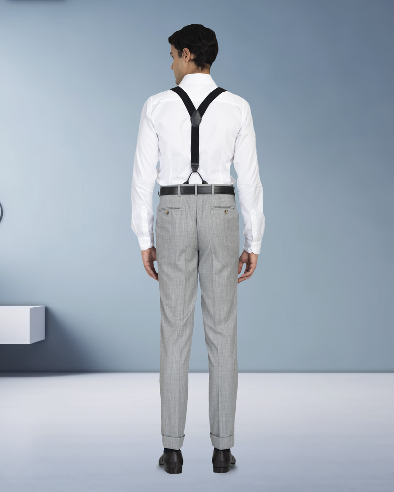 EZS Washable Wool Grey Pant