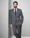 Washable Wool Suit: Mid Grey