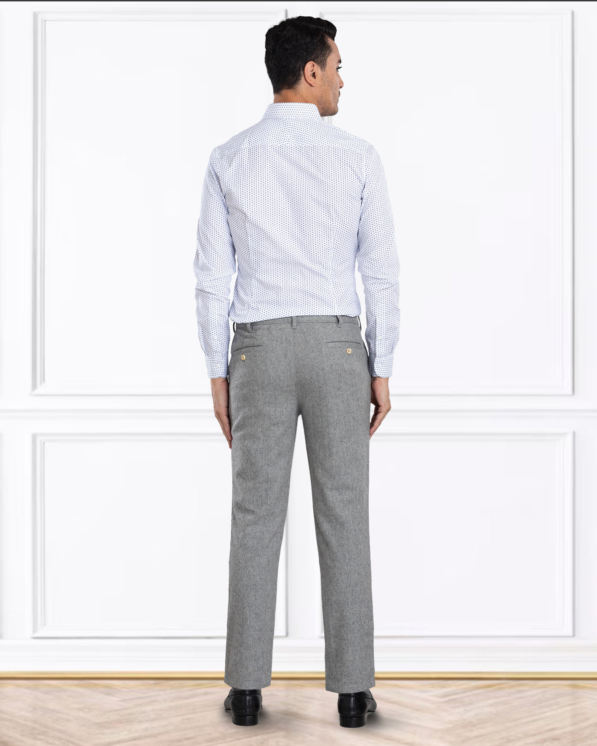 Grey Wool Chino - 6