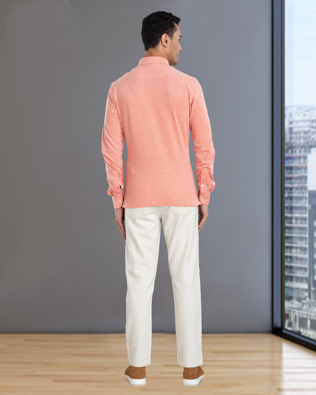 Cream Wool Jeans - 8
