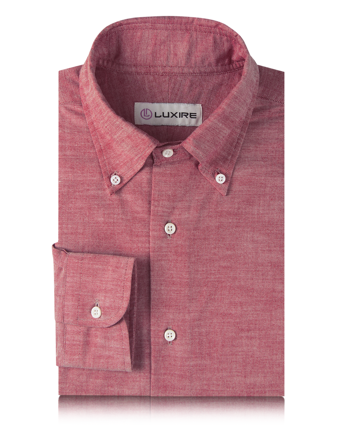 Linen: Classic Red Chambray - 1