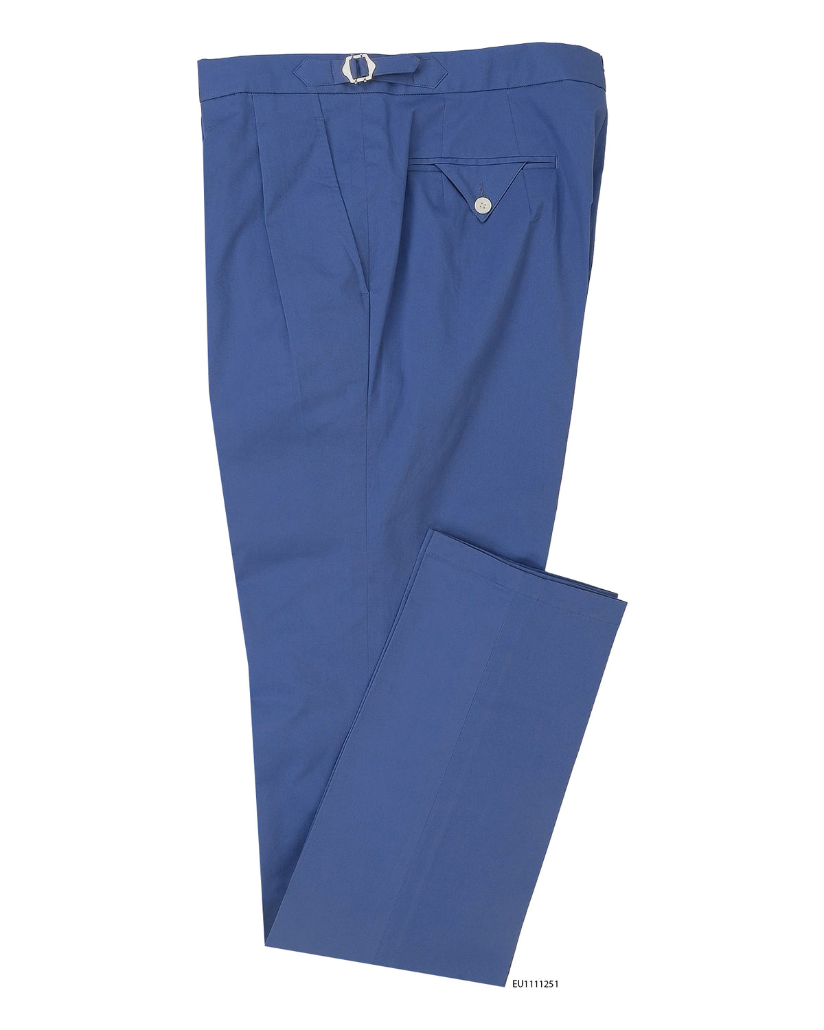 Steel Blue Twill Chino - 1