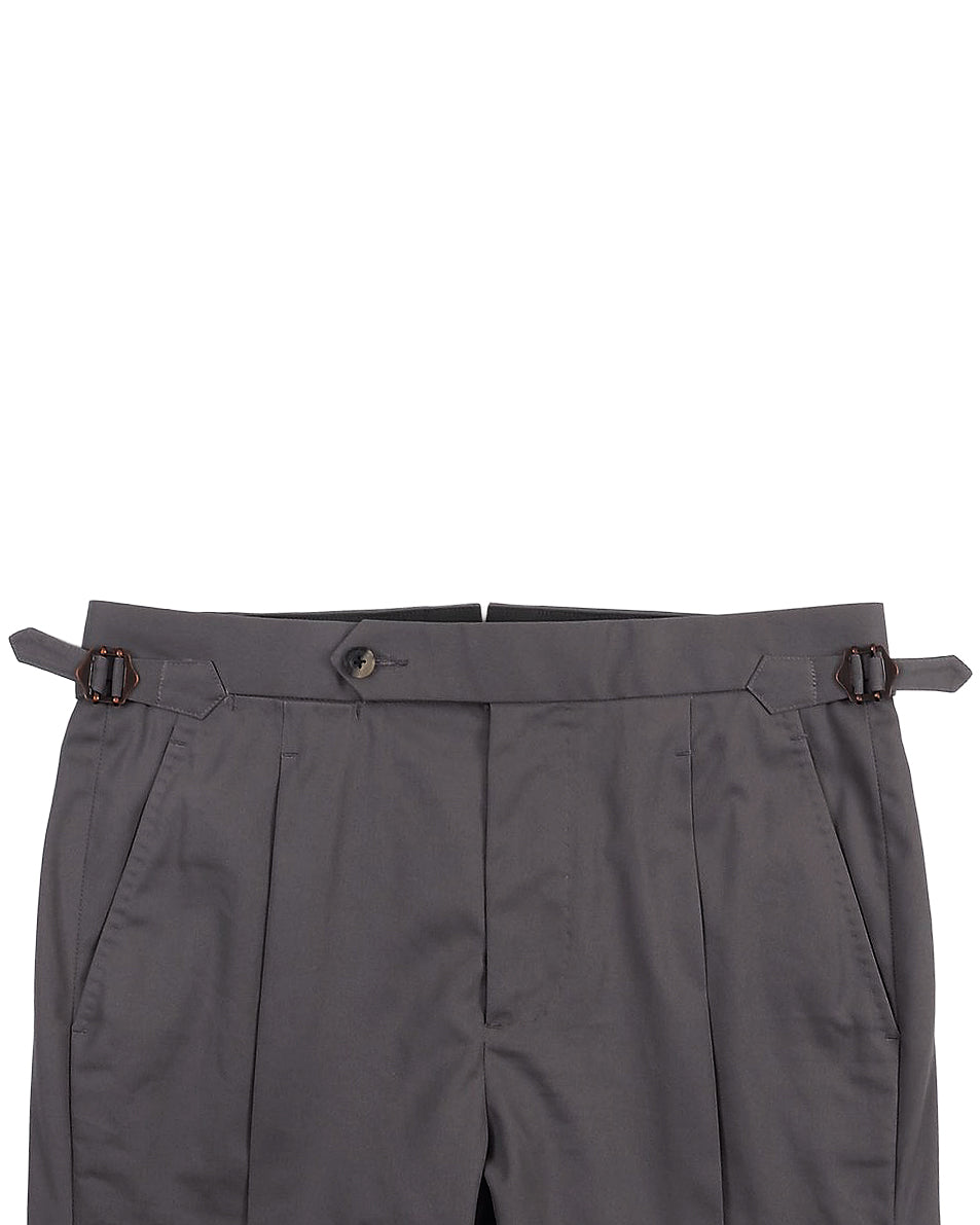 Smoky Grey Twill Pant - 3