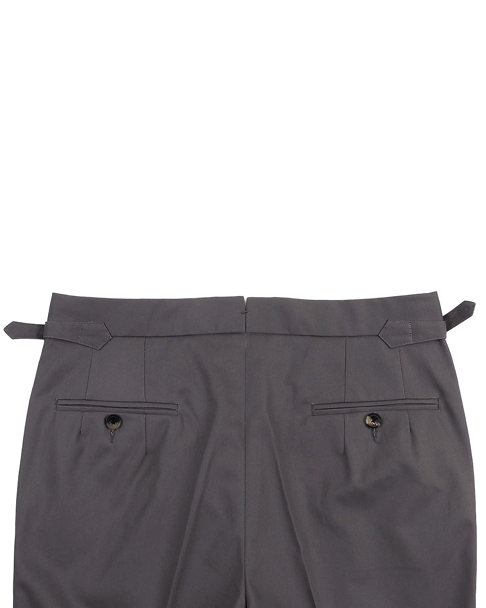 Smoky Grey Twill Pant - 6
