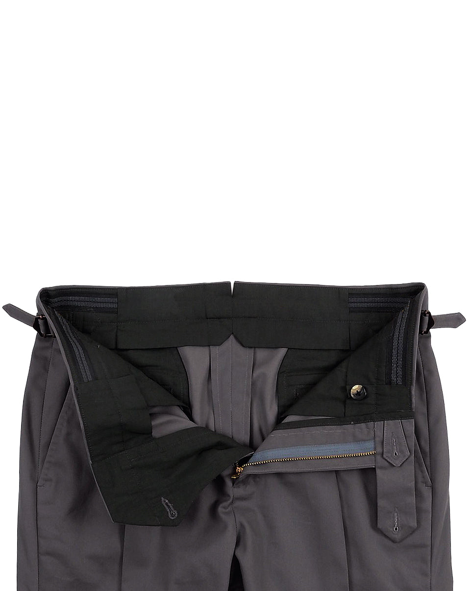 Smoky Grey Twill Pant - 5