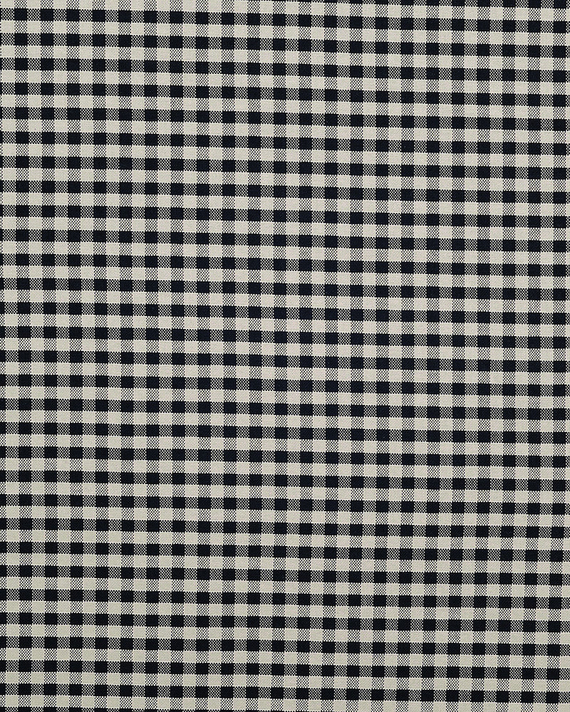 Dark Navy Ecru Gingham Shirt