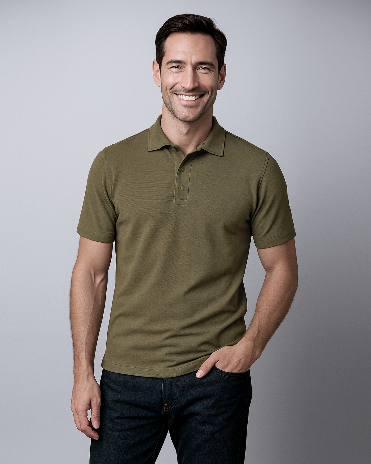 EZS Aria Olive Polo - 2