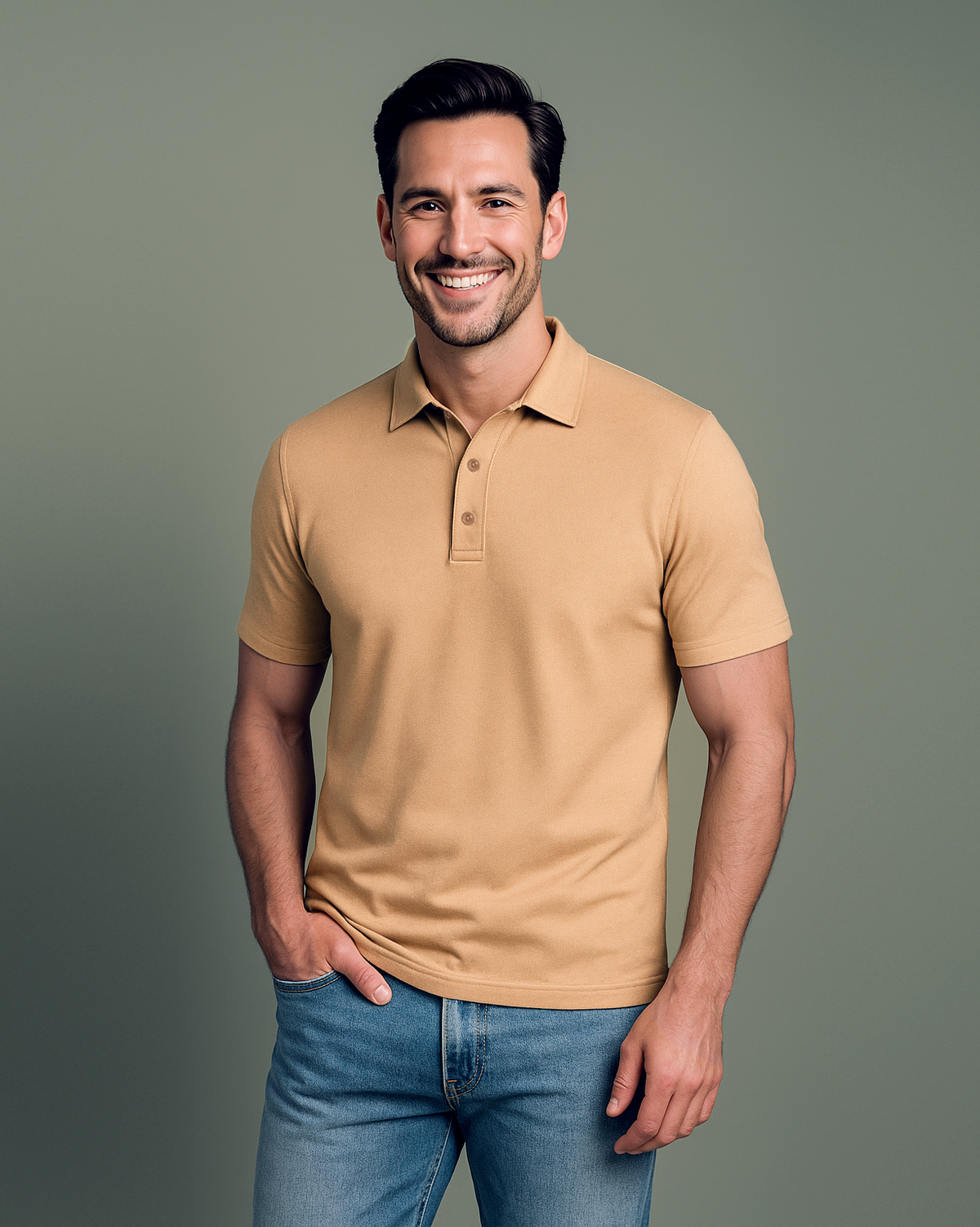 EZS Aria Beige Polo - 2