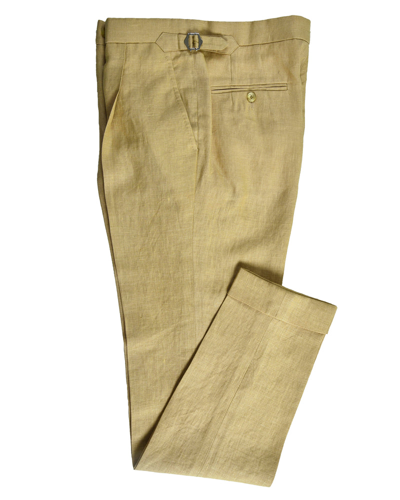 Goldish Yellow Linen