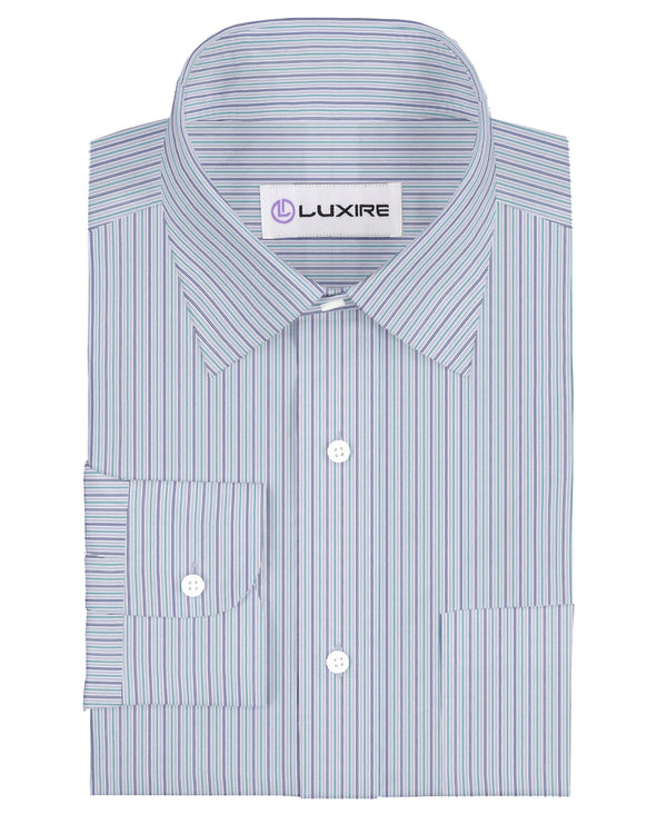 Alumo Navy Green and Grey Stripes