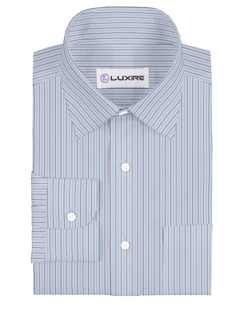 Alumo Navy Green and Grey Stripes