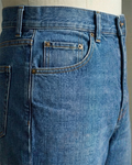 Jeans Style Pocket with Coin Pocket and Rivet