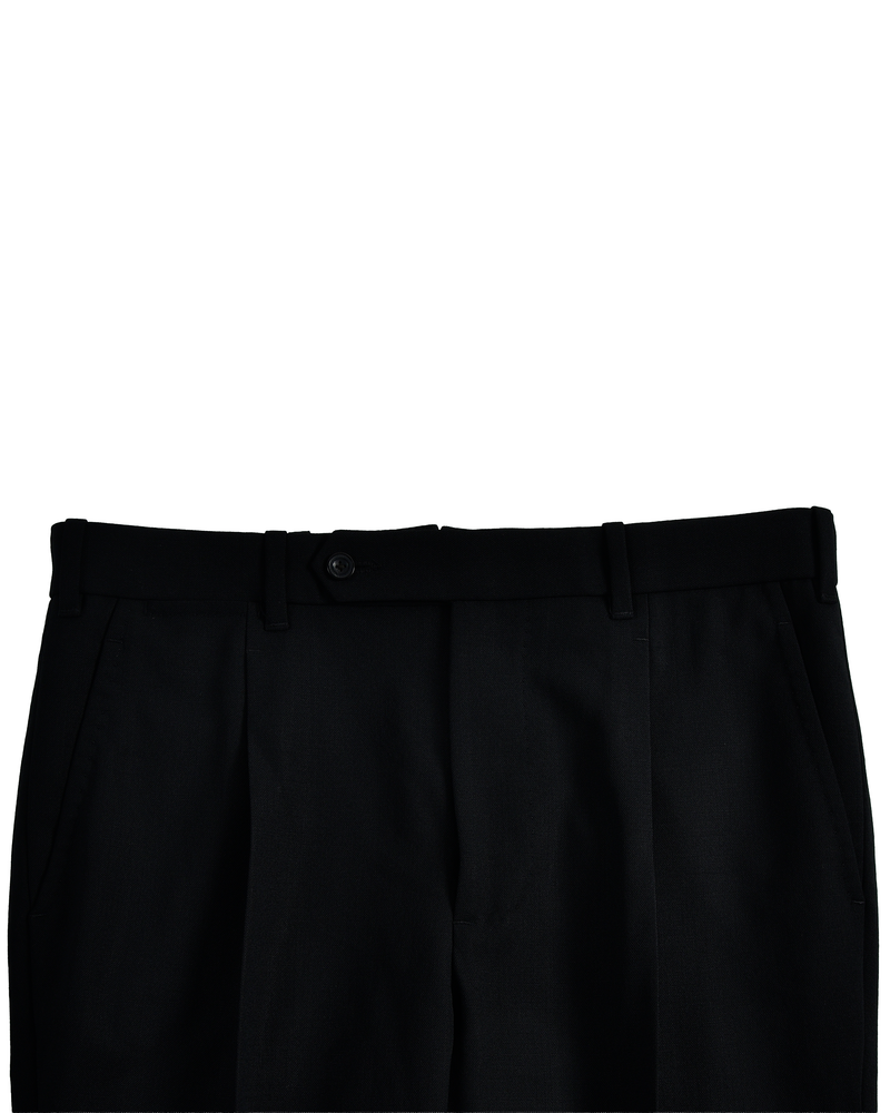 VBC: Black Tropical Wool Dress Pant