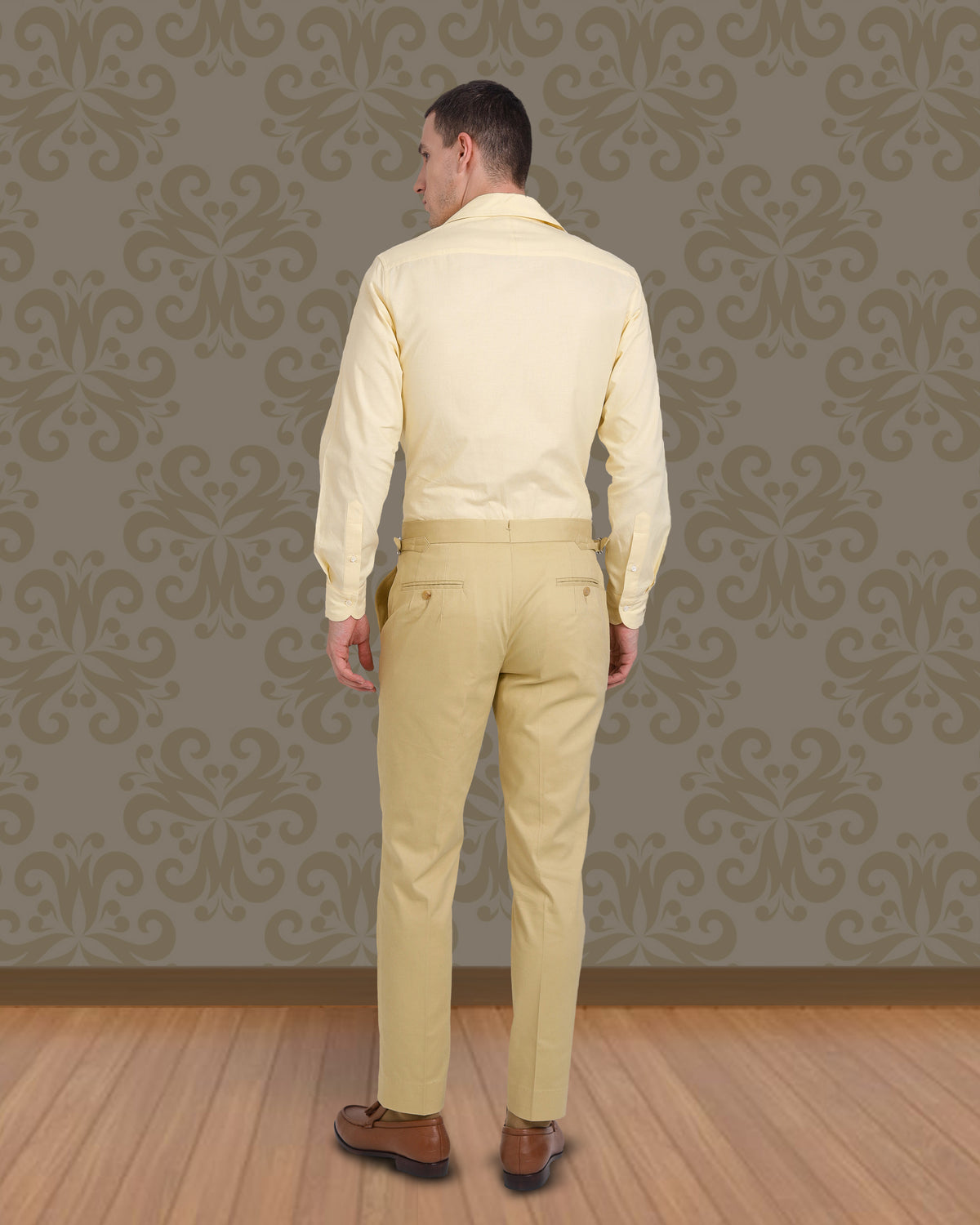 Mellow Mustard Soft Twill Dress Pant - 5