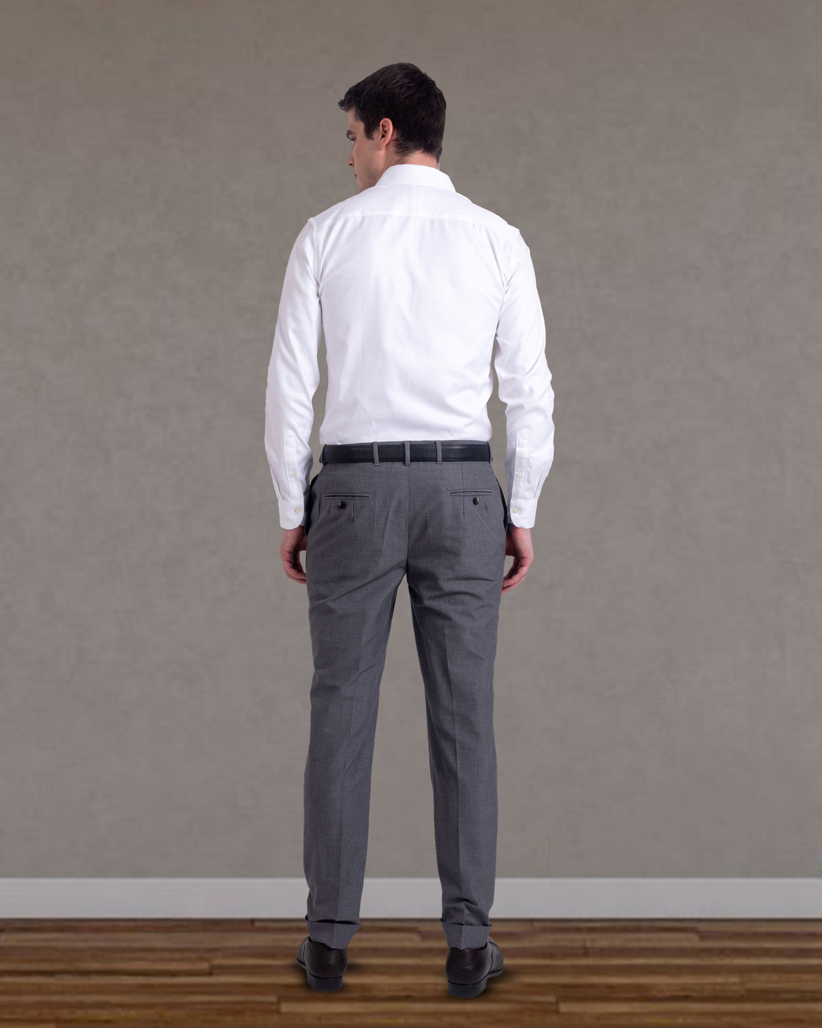 Monti Diagonal White Twill Shirt - 6