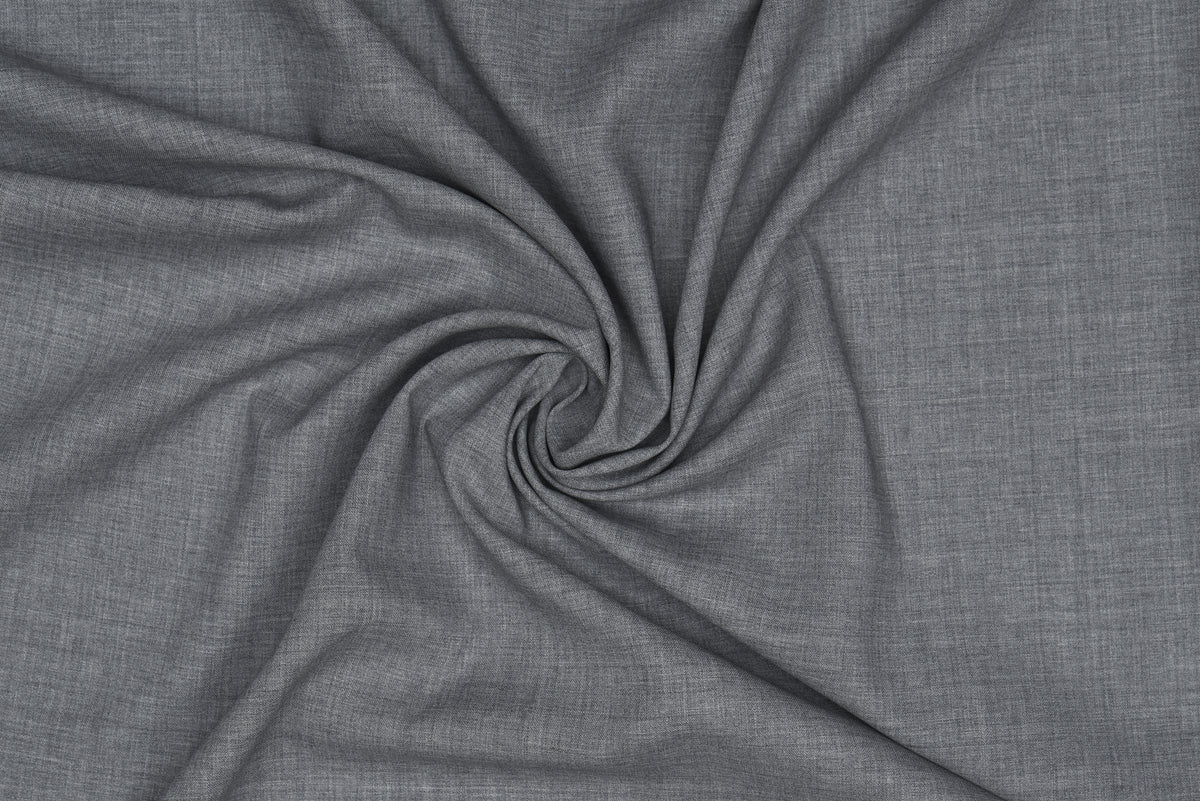 Loro Piana: Light Grey Woolen - 5