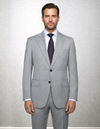 Washable Wool Suit: Light Grey