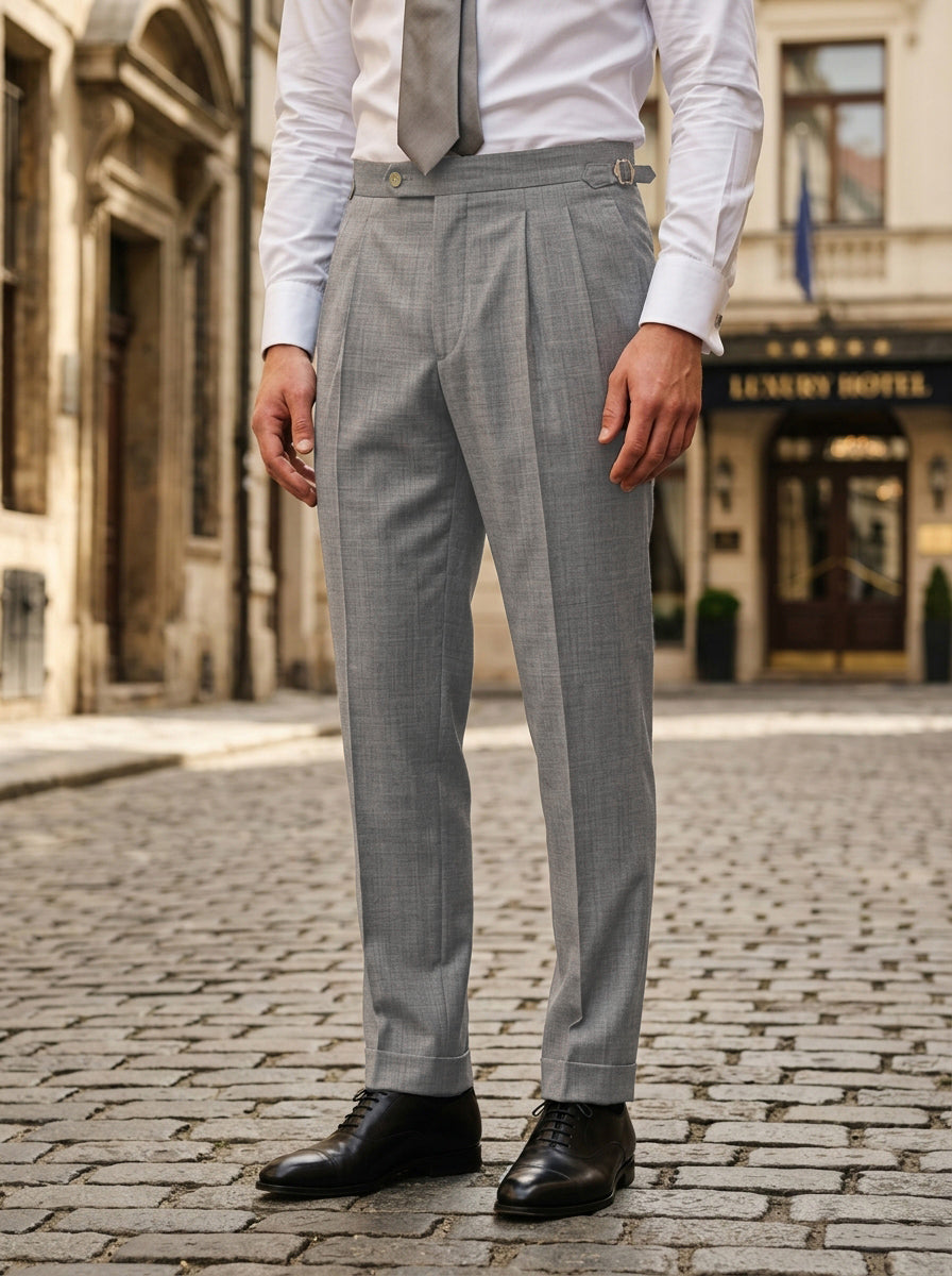 Loro Piana: Light Grey Woolen - 1