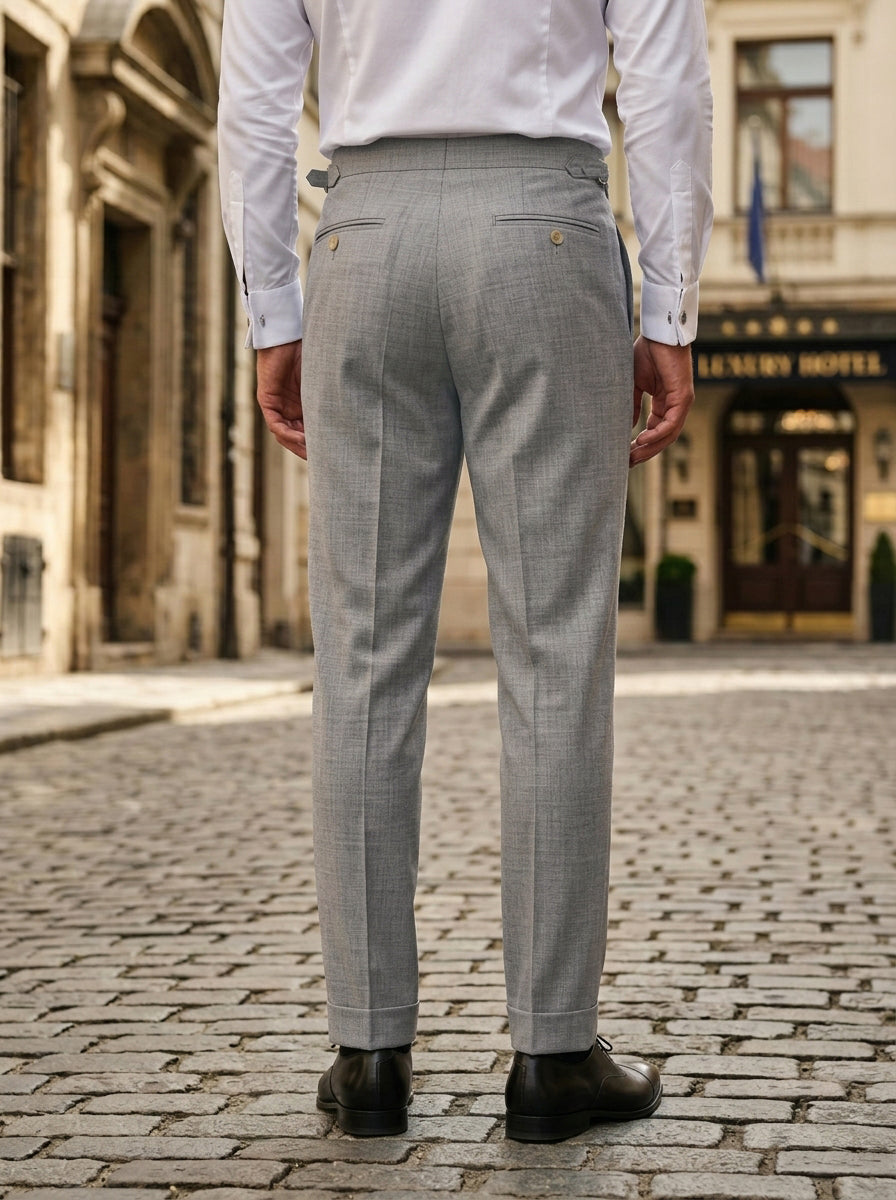 Loro Piana: Light Grey Woolen - 2