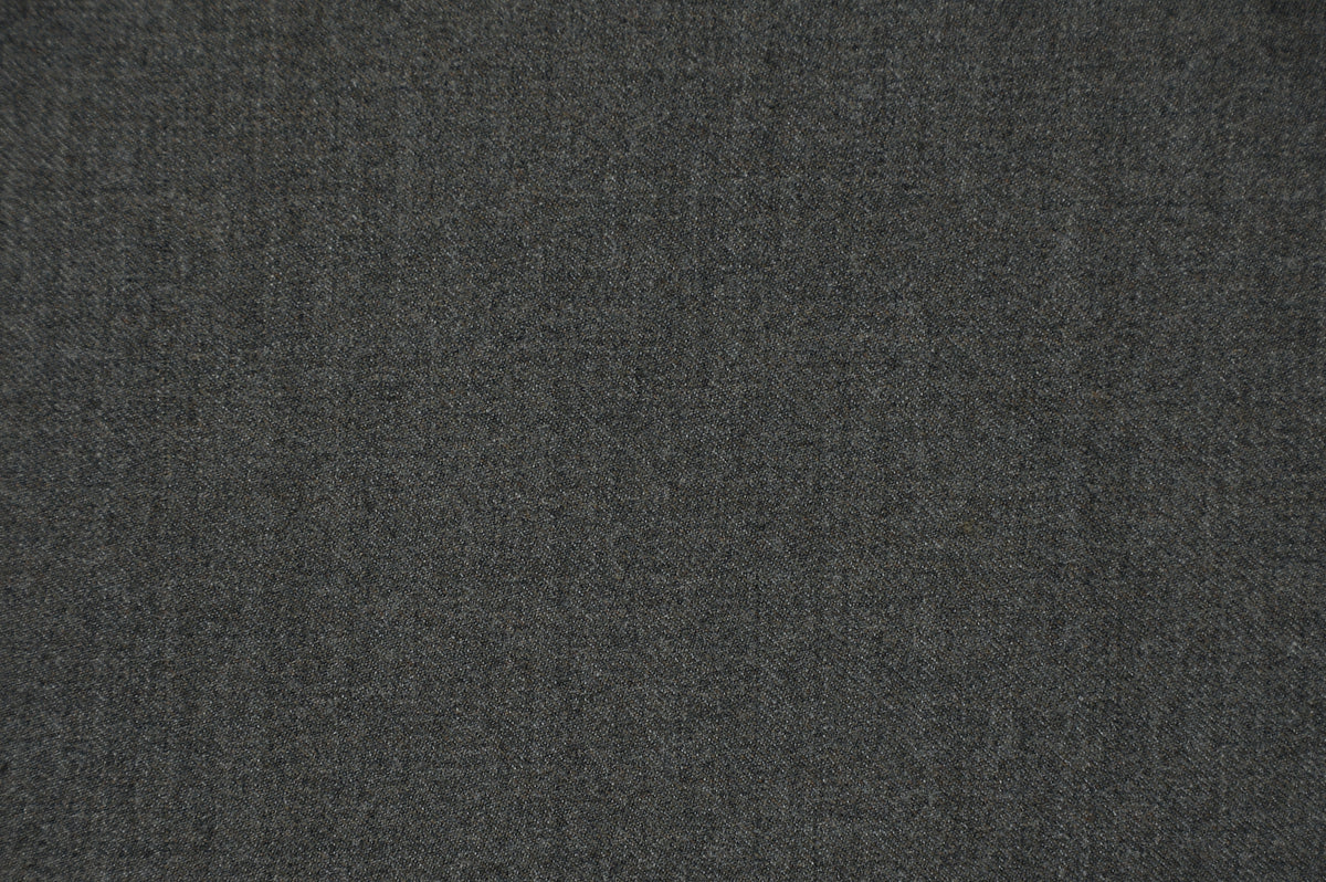 Dugdale Olive Grey Wool Flannel Dress Pant - 6