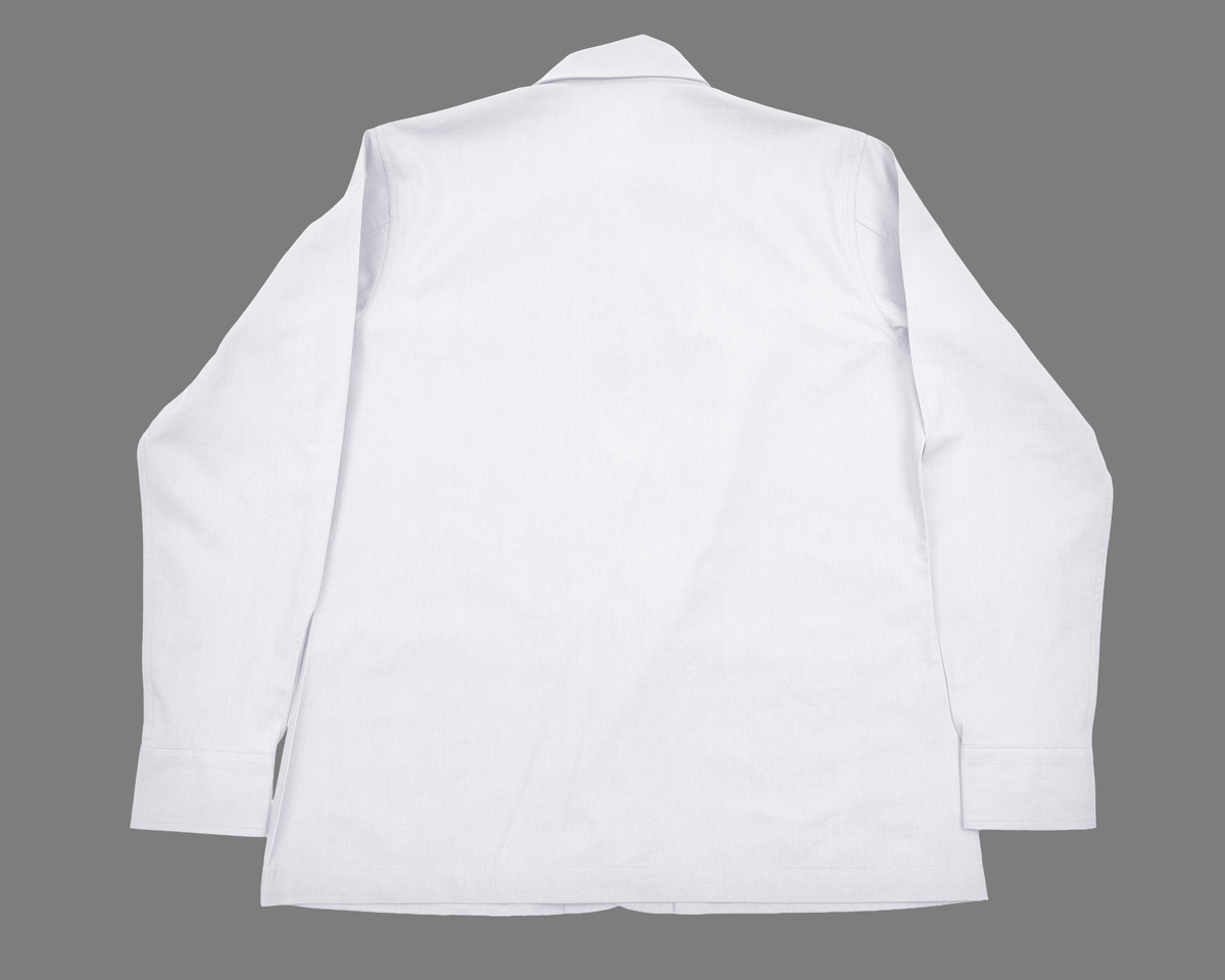 Fresco Cotton White Shirt Jacket - 3