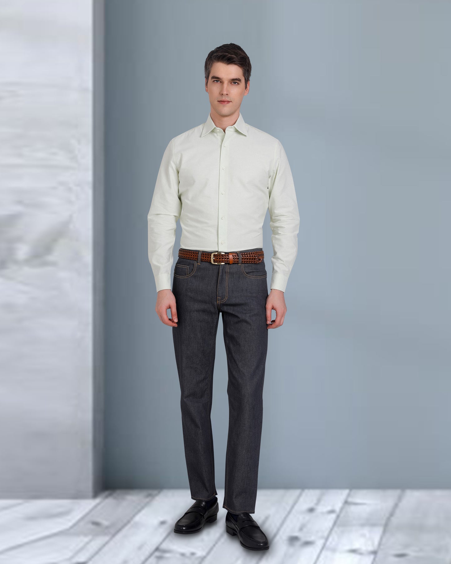 Pale Green Classic Oxford Shirt