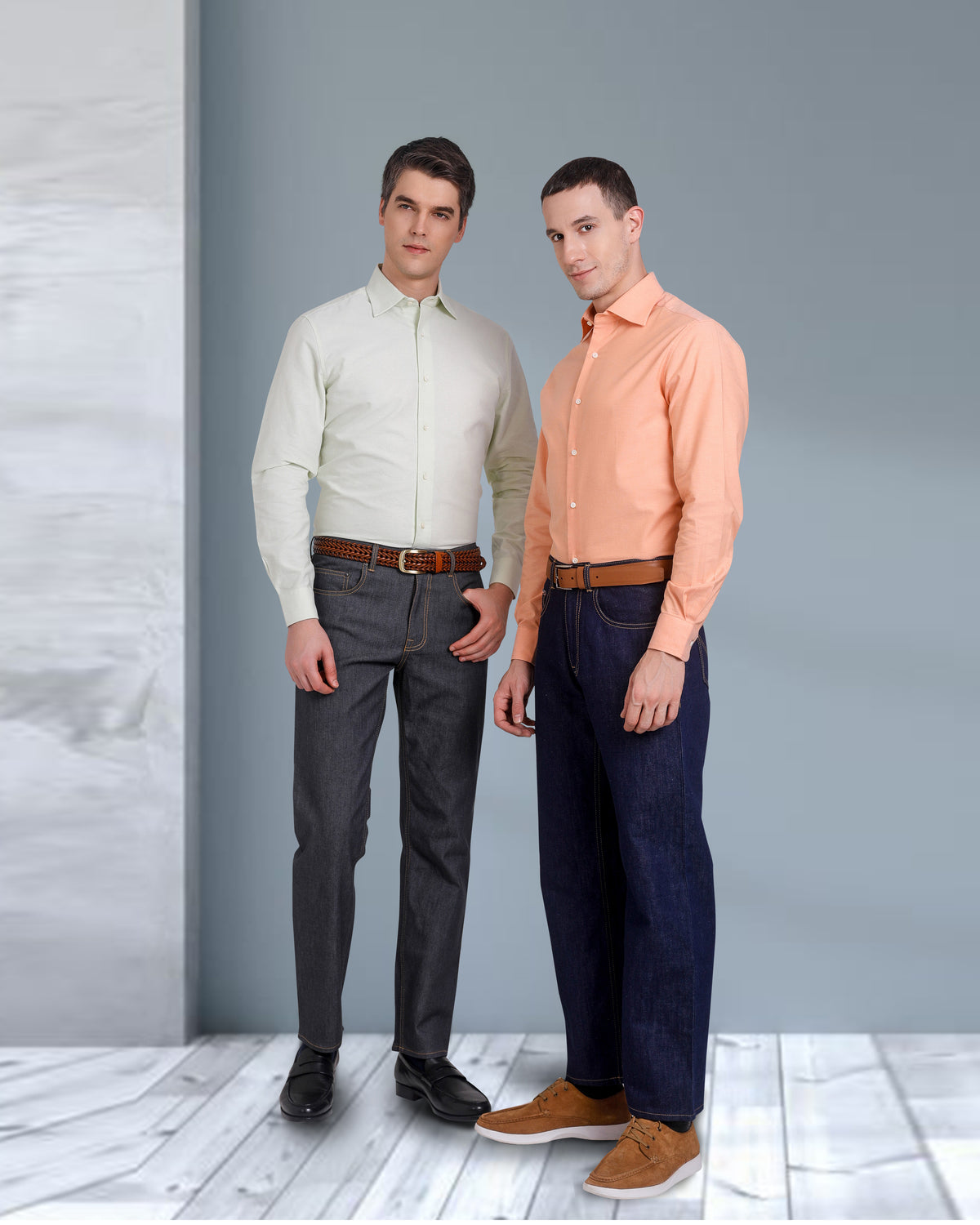 Pale Green Classic Oxford Shirt - 7