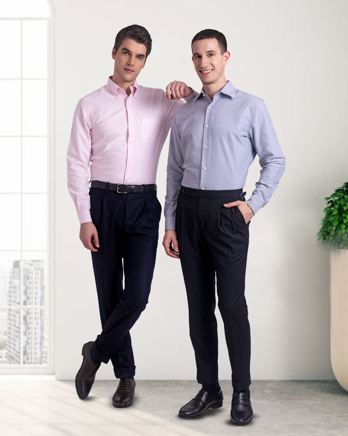 Pale Pink Oxford Shirt - 6