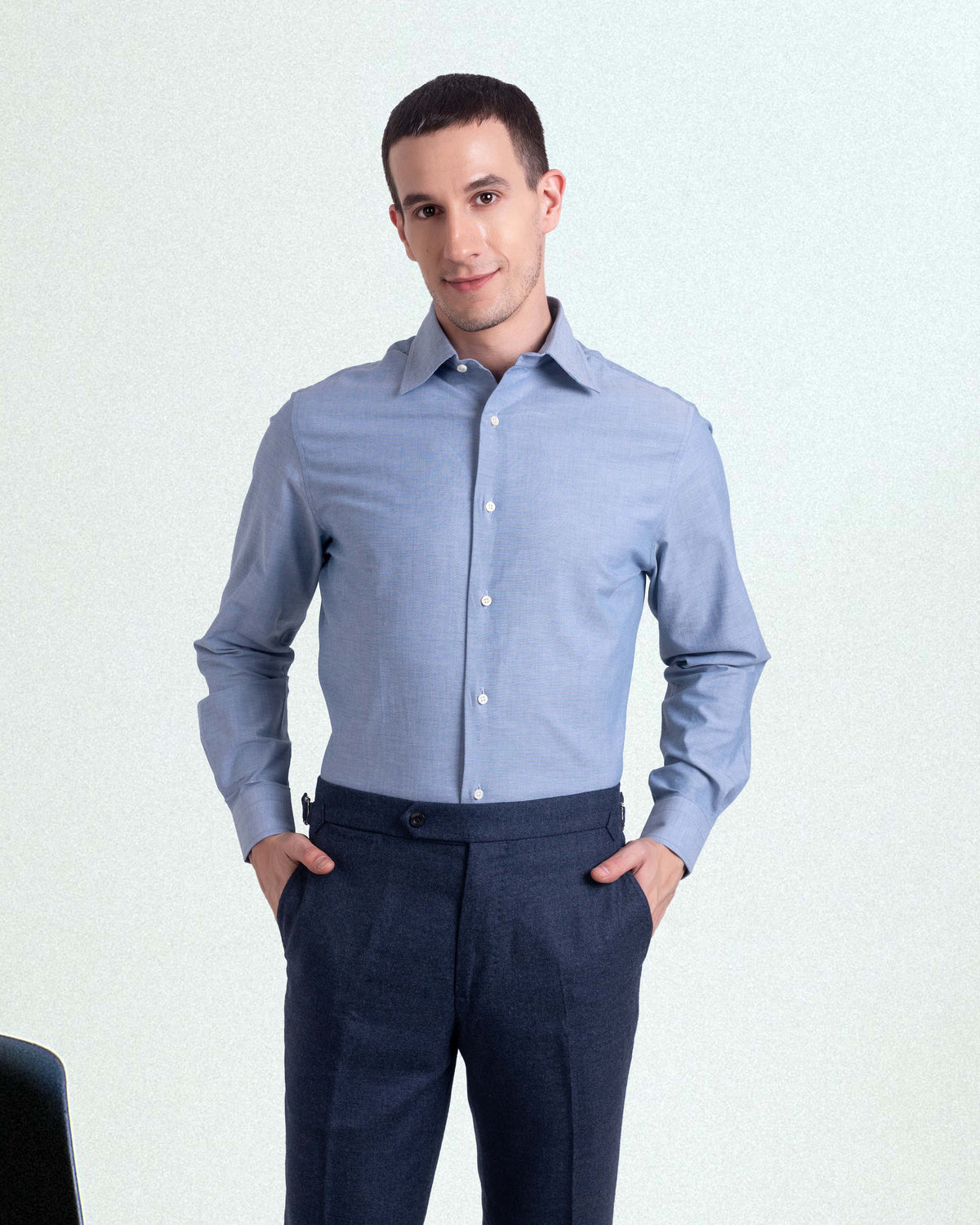 Persian Blue Oxford Shirt - 2